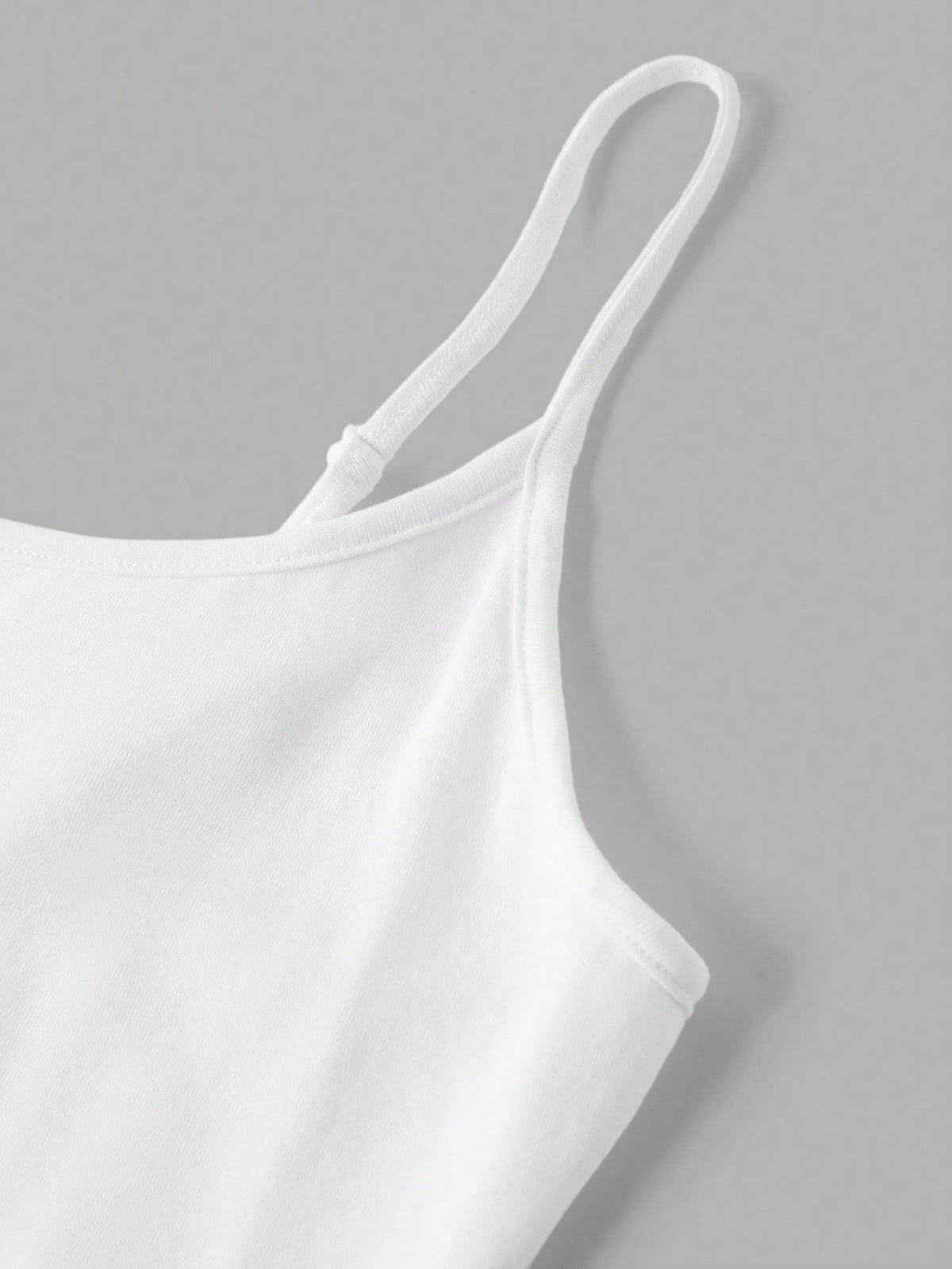 Tseoso 95% Cotton White Camisole Tank Top 4-Piece Set Suitable For Summer