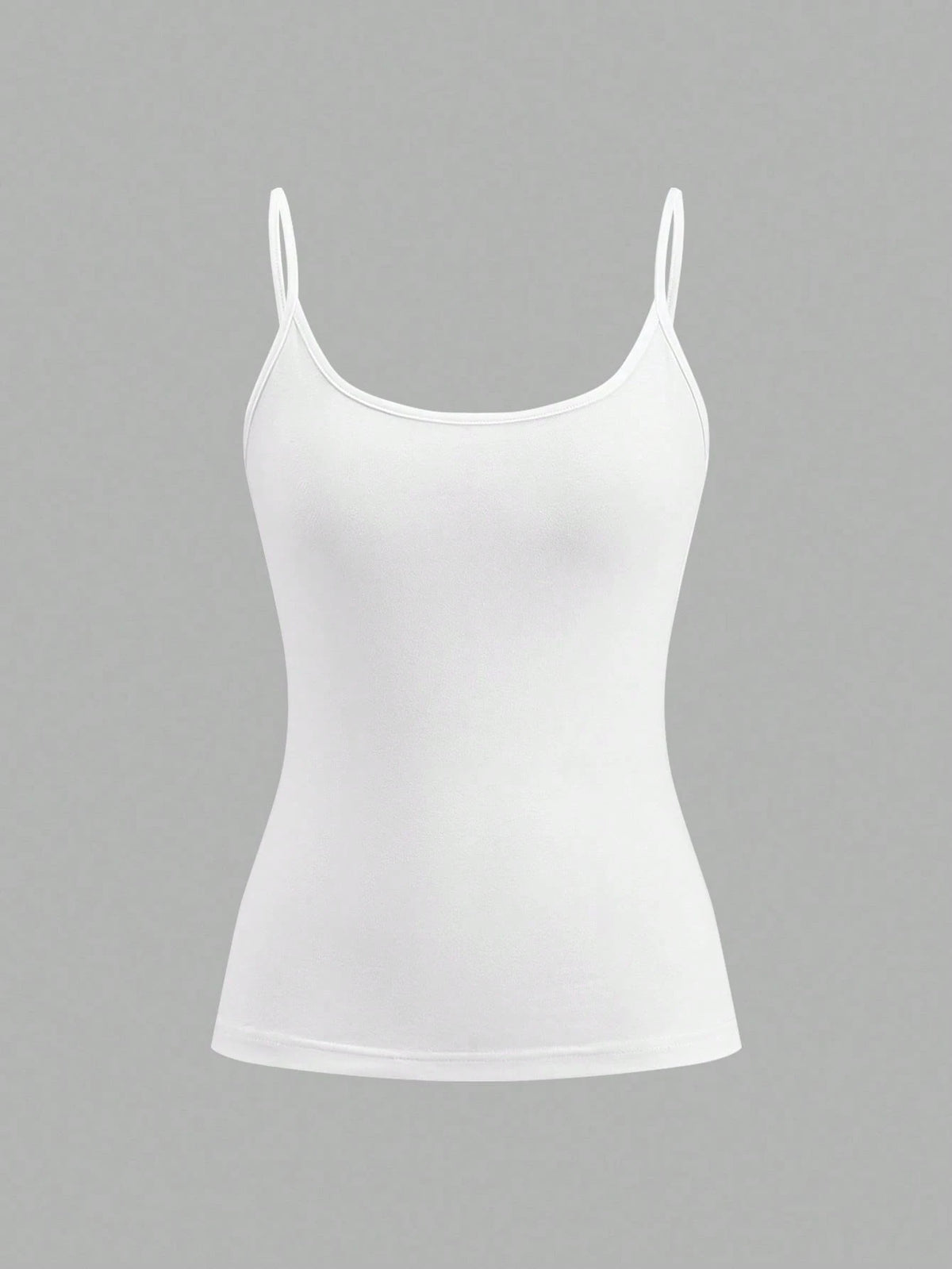 Tseoso 95% Cotton White Camisole Tank Top 4-Piece Set Suitable For Summer