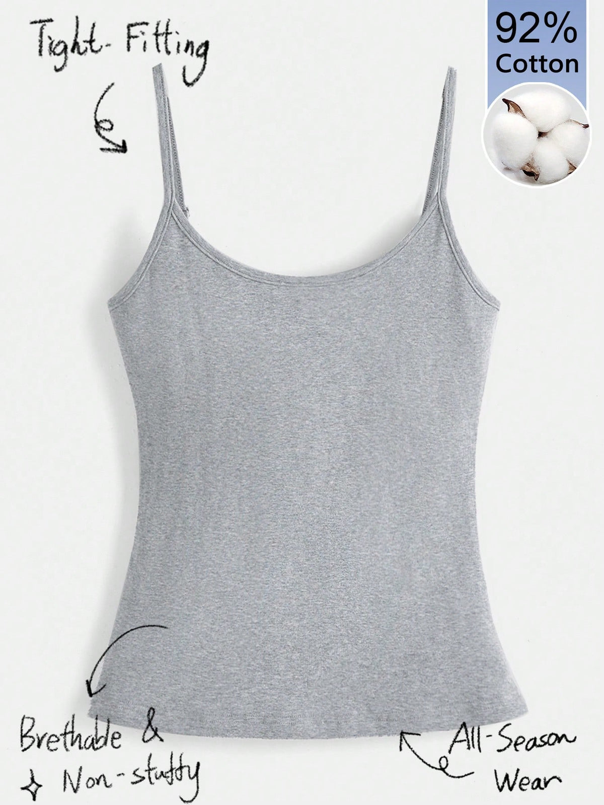 Tseoso Solid Cami Top