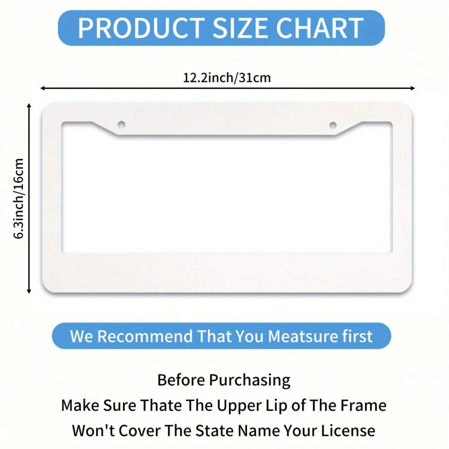 Two-Dimensional Flat Design, Single Piece, For Decorative Purposes Only, Leopard Print License Plate Frame Cover, Leopard Print Aluminum Alloy Car Decorative License Plate Holder, Suitable For Women