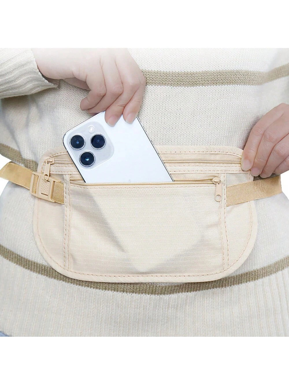 Ultra Light Sports Waist Bag, Wallet, Men's And Women's Intimate Invisible Outdoor Running Waist Bag, Multifunctional Ultra-Thin Mobile Waist Bag