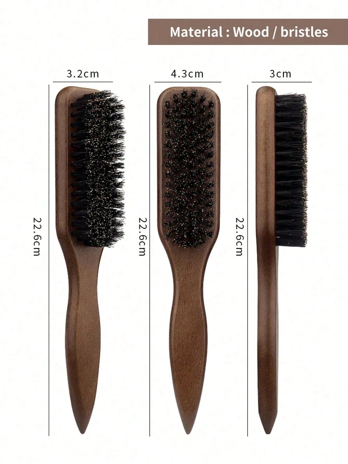 Unisex Odorless Professional Styling Brush, Suitable For Thick Or Sparse Hair, Gradient And Trimming Cleaning Comb, Strict Styling Smooth Device