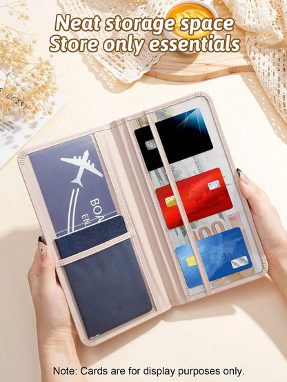 Unisex PU Leather Car Document Holder, Multifunctional Driving License, Wallet, Card Case, Can Hold Vehicle Registration, Insurance, Driver's License, Passport And Various Cards, Practical Automotive