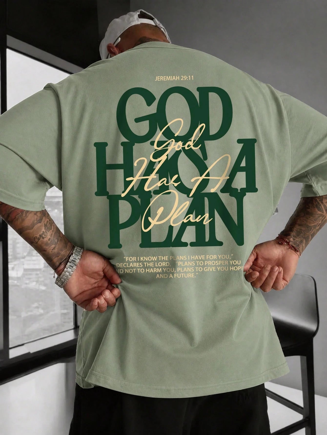 Unisex Summer Layered Print English Slogan Casual Short Sleeve T-Shirt| Loose Healing Top