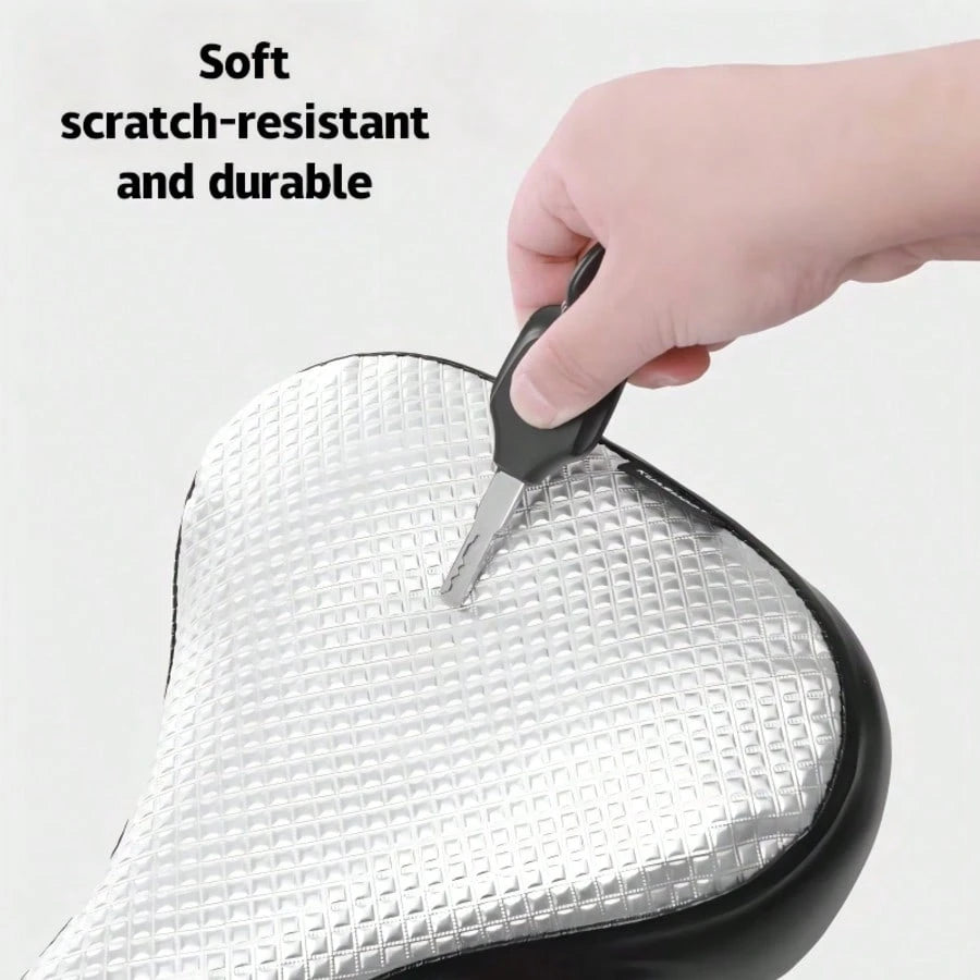 Universal Bicycle Seat Cover, Rainproof, Waterproof, Dustproof, Dirt-Resistant, Sun-Resistant, Portable, Suitable For Mountain Bikes, Road Bikes And Fixed Gear Bicycles