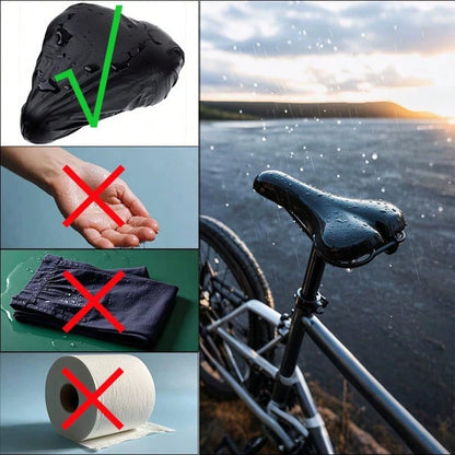 Universal Bicycle Seat Cover, Rainproof, Waterproof, Dustproof, Dirt-Resistant, Sun-Resistant, Portable, Suitable For Mountain Bikes, Road Bikes And Fixed Gear Bicycles
