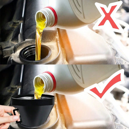 Universal Car Motorcycle Oiler Filter Funnel Oil Filling Equipment With Filter Bendable Flexible Tube Gasoline Engine Oil Di Esel Fuel Refueling Funnel For Farming Machine Automotive Motorcycle Truck