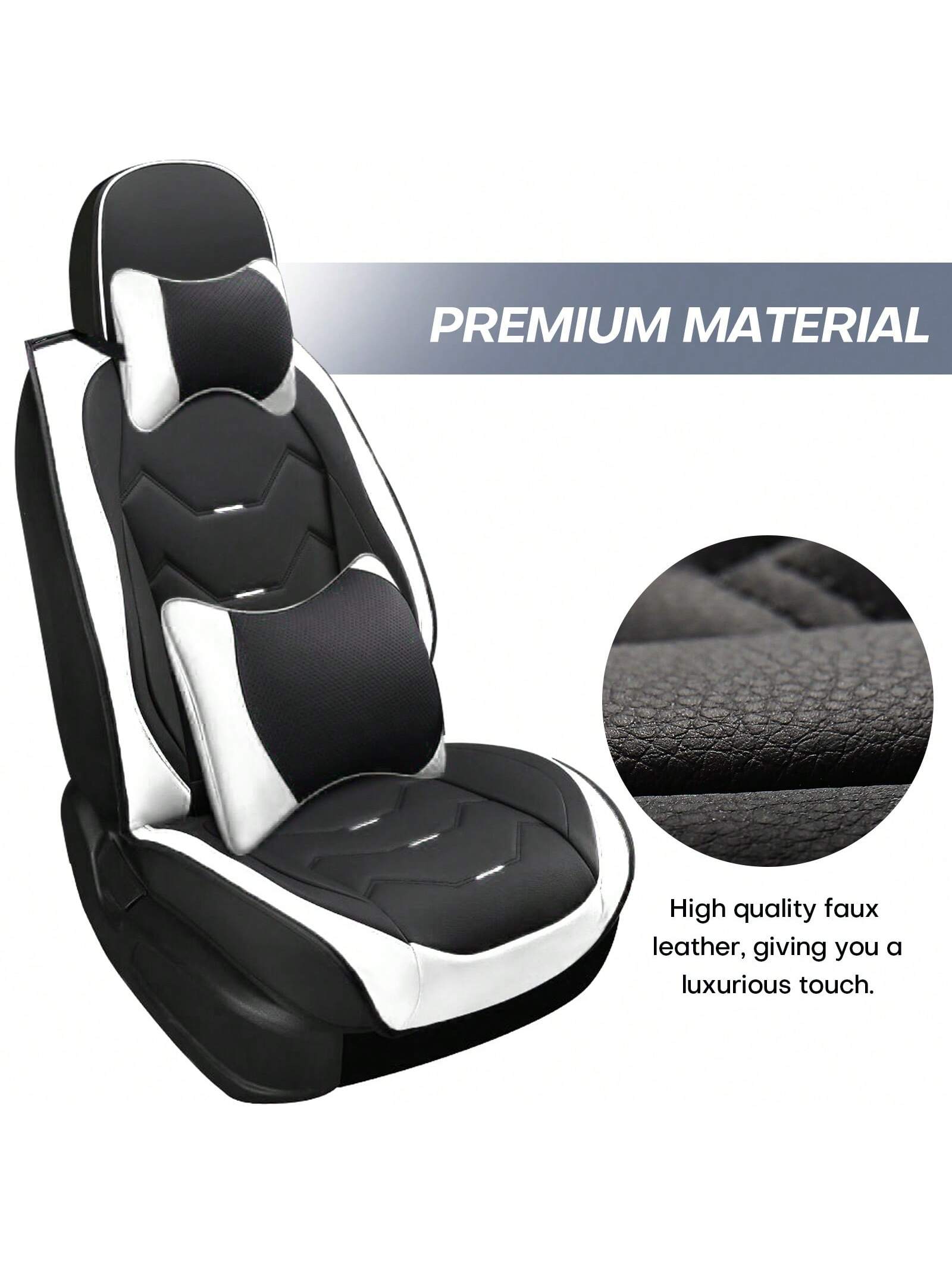 Universal Car Seat Covers Leather Front Back 5 Seats Full Set Automotive Seat Protector Replacement,Car Seat Cover Full Set, P4630