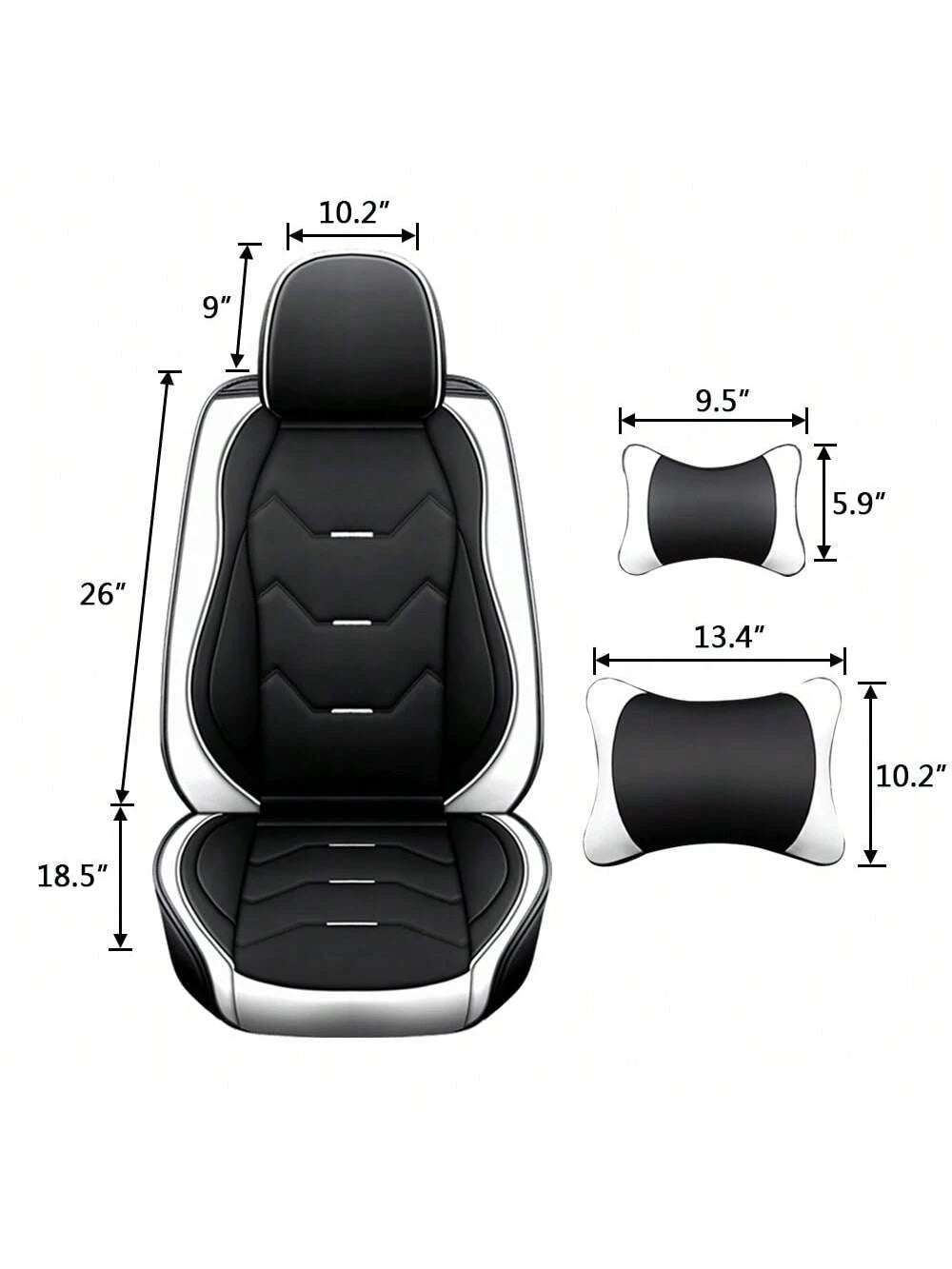 Universal Car Seat Covers Leather Front Back 5 Seats Full Set Automotive Seat Protector Replacement,Car Seat Cover Full Set, P4630
