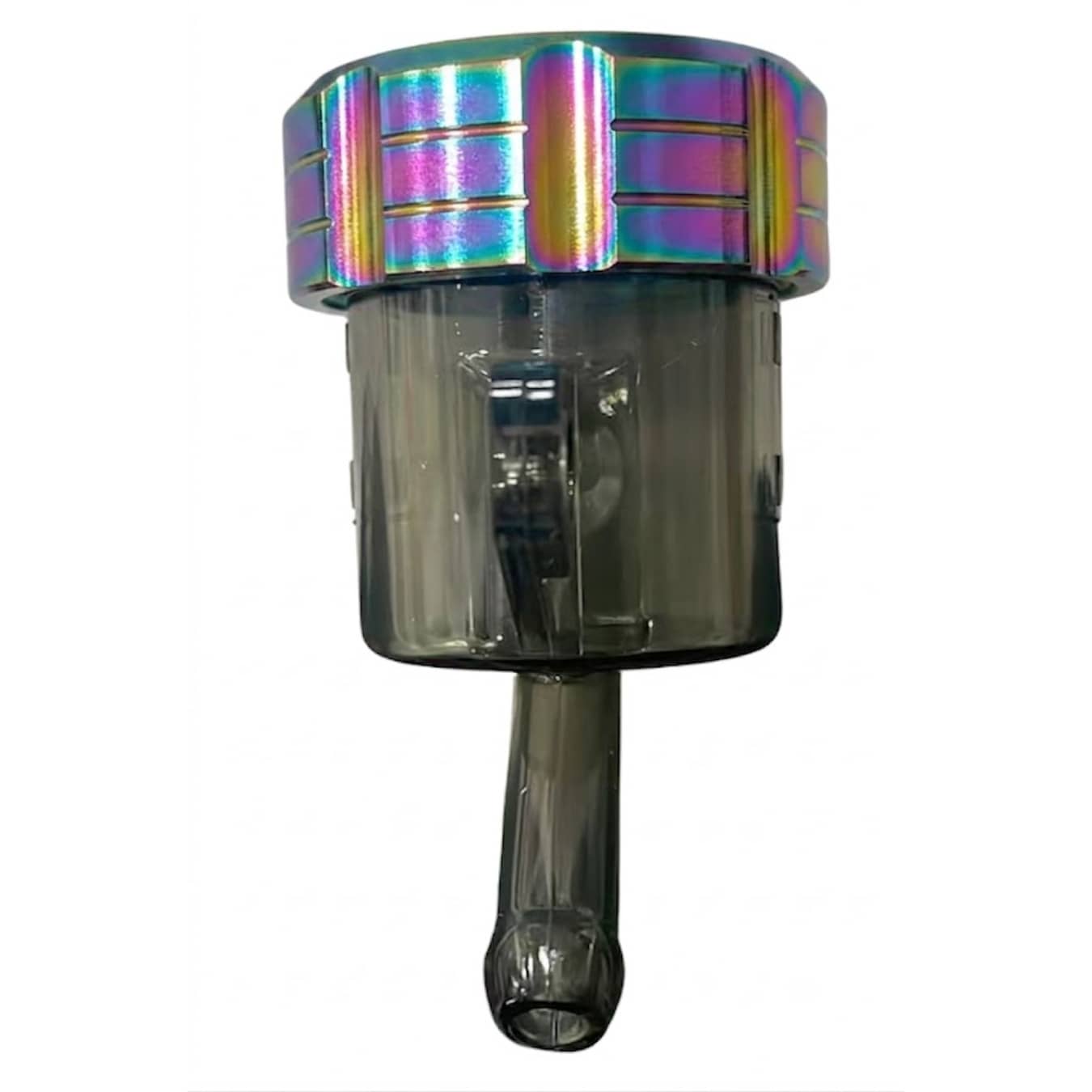 Universal Hydraulic Brake Fluid Reservoir Tank Accessory, Transparent Oil Cup With CNC Cap, Suitable For YZF R1 R6, SUZUKI GSXR 600 750 1000 SV 650S, ZX10R ZX14R ZX7R ZX6R Z1000 Street Bike, Scooter