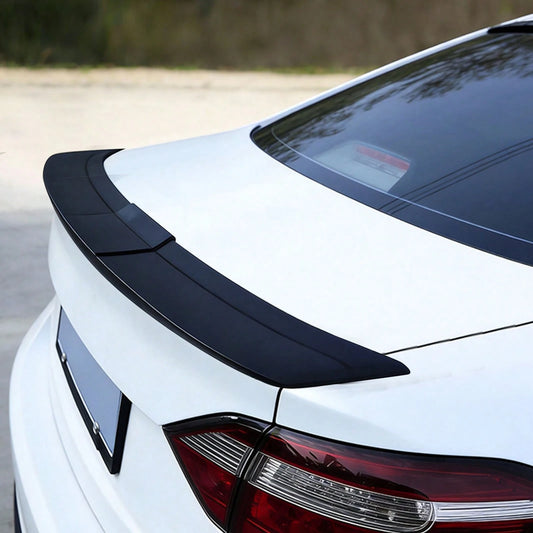 Universal Length Adjustable Trunk Spoiler Lip Roof Tail Wing Exterior Accessories Compatible With Most Vehicle (Glossy Black)