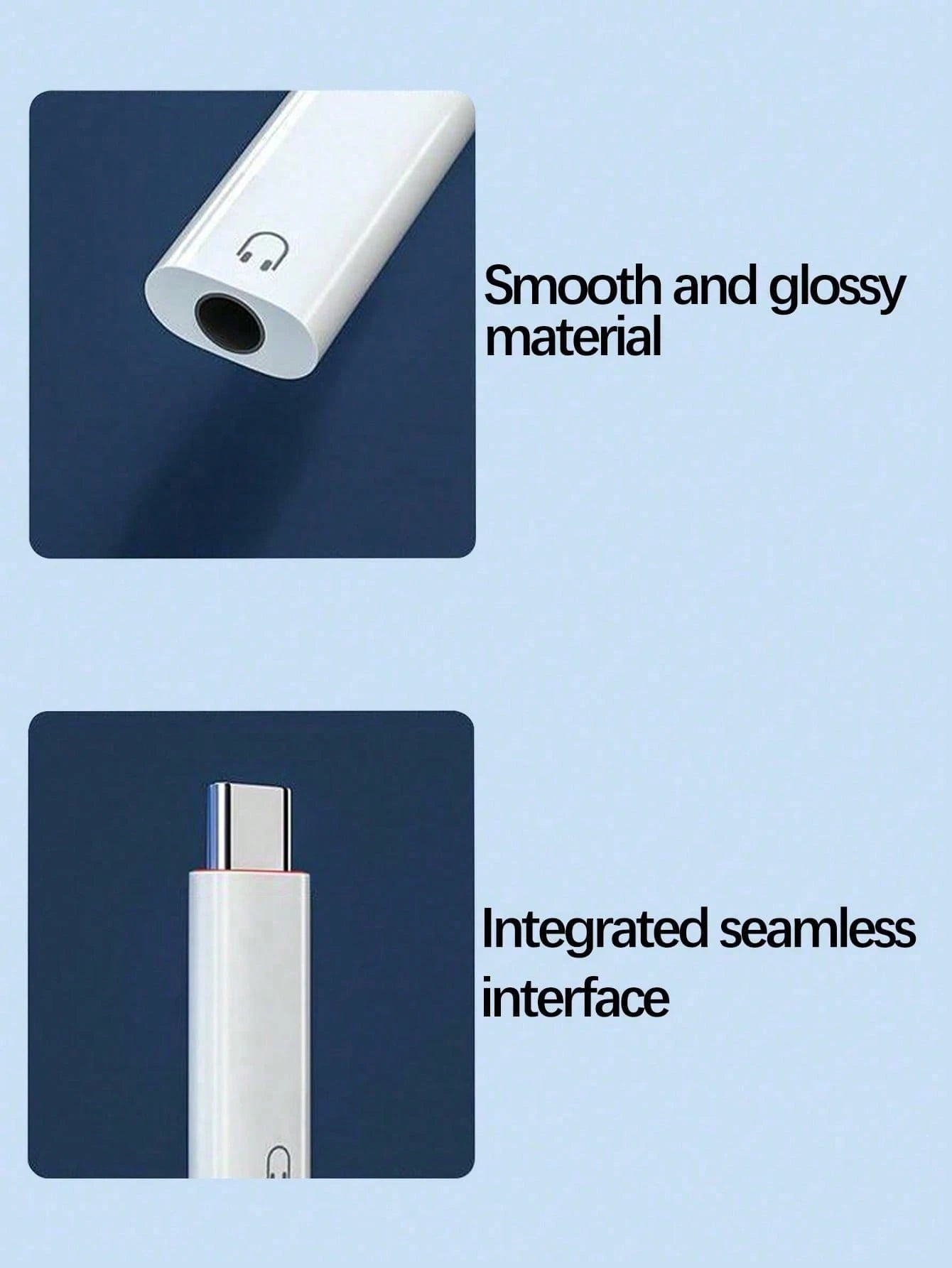 USB-C Male To 3.5mm Female Earphone Jack Adapter Compatible With All Type-C Devices:Galaxy S23 S23+ S23 Ultra, S22 S22+ S22 Ultra, S21 S21+ S21 Ultra, S20 Ultra S20 Z Flip S20+ S10 S9 S8 Plus