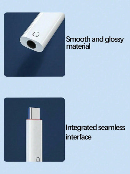 USB-C Male To 3.5mm Female Earphone Jack Adapter Compatible With All Type-C Devices:Galaxy S23 S23+ S23 Ultra, S22 S22+ S22 Ultra, S21 S21+ S21 Ultra, S20 Ultra S20 Z Flip S20+ S10 S9 S8 Plus
