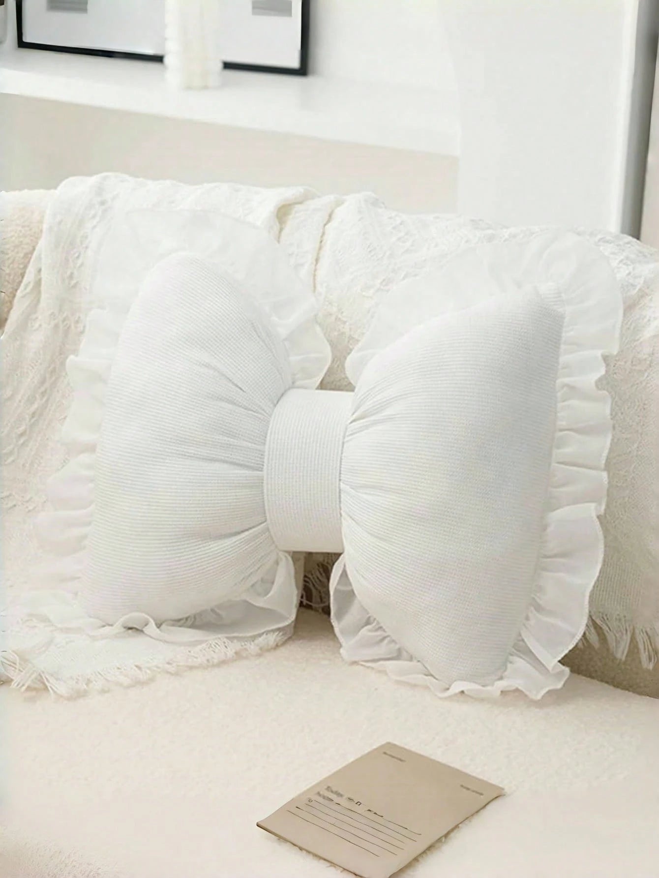 Valentine's Day Decorative Pillow, Soft And Adorable Bow Pillow Perfect For Valentine's Day Bedroom, Sofa, Bed, And Other Home Decor, New Year Gifts For Family And Friends
