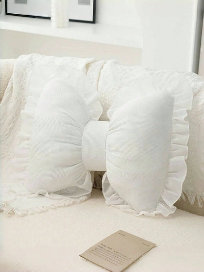 Valentine's Day Decorative Pillow, Soft And Adorable Bow Pillow Perfect For Valentine's Day Bedroom, Sofa, Bed, And Other Home Decor, New Year Gifts For Family And Friends