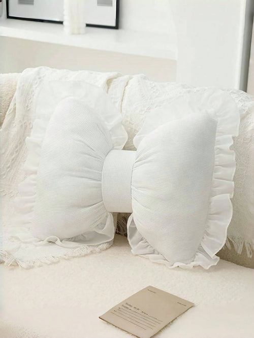 Valentine's Day Decorative Pillow, Soft And Adorable Bow Pillow Perfect For Valentine's Day Bedroom, Sofa, Bed, And Other Home Decor, New Year Gifts For Family And Friends