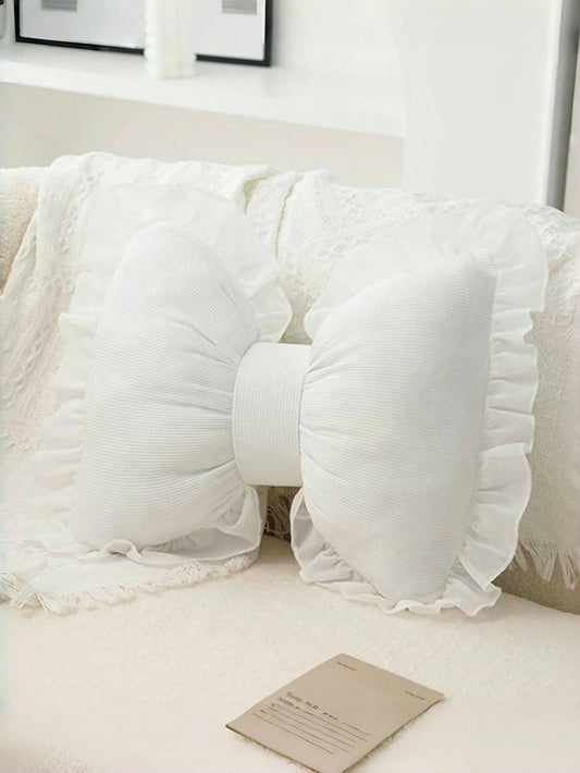 Valentine's Day Decorative Pillow, Soft And Adorable Bow Pillow Perfect For Valentine's Day Bedroom, Sofa, Bed, And Other Home Decor, New Year Gifts For Family And Friends