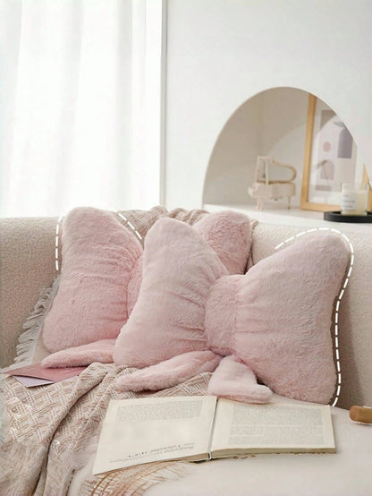 Valentine's Day Decorative Pillow, Soft And Adorable Bow Pillow Perfect For Valentine's Day Bedroom, Sofa, Bed, And Other Home Decor, New Year Gifts For Family And Friends