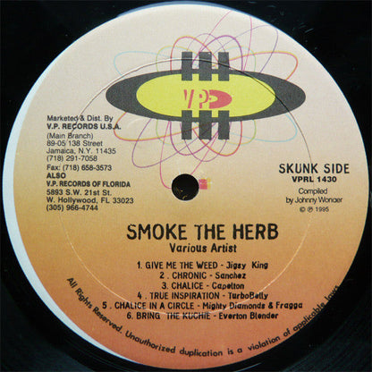 Various - Smoke The Herb (LP) [US] 1st (Very Good (VG))
