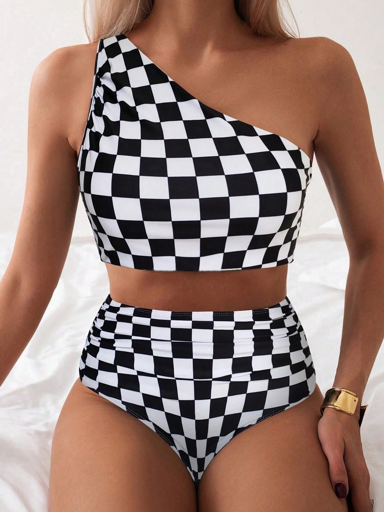 Vaytide Springbreak Women's Swimwear 2 Pieces Set (Random Print) For Summer Beach Vacation