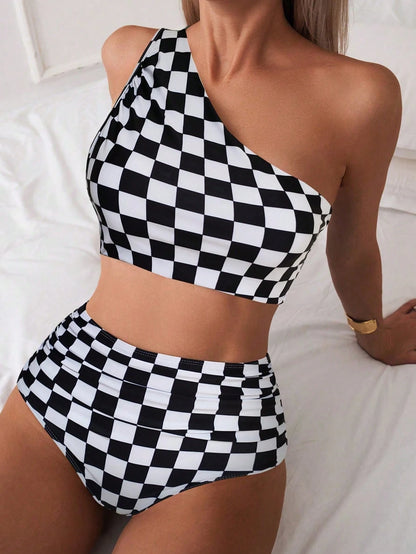 Vaytide Springbreak Women's Swimwear 2 Pieces Set (Random Print) For Summer Beach Vacation