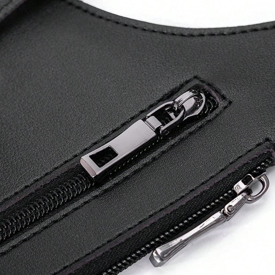Vest Bag Tactical Chest Bag New Men's Retro Backpack Armpit Bag, Black Multifunctional Single Shoulder Bag Outdoor Sports Men's Bag