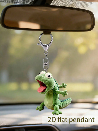 Vigour Summer 2D Acrylic New Lizard Keychain, Funny Decoration, Backpack Accessory, Fashion Pendant, Home Decor, Car Decoration And Pendant, Earphone Pendant, Bag Pendant, Accessory Gift, Perfect Gift