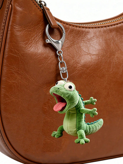 Vigour Summer 2D Acrylic New Lizard Keychain, Funny Decoration, Backpack Accessory, Fashion Pendant, Home Decor, Car Decoration And Pendant, Earphone Pendant, Bag Pendant, Accessory Gift, Perfect Gift