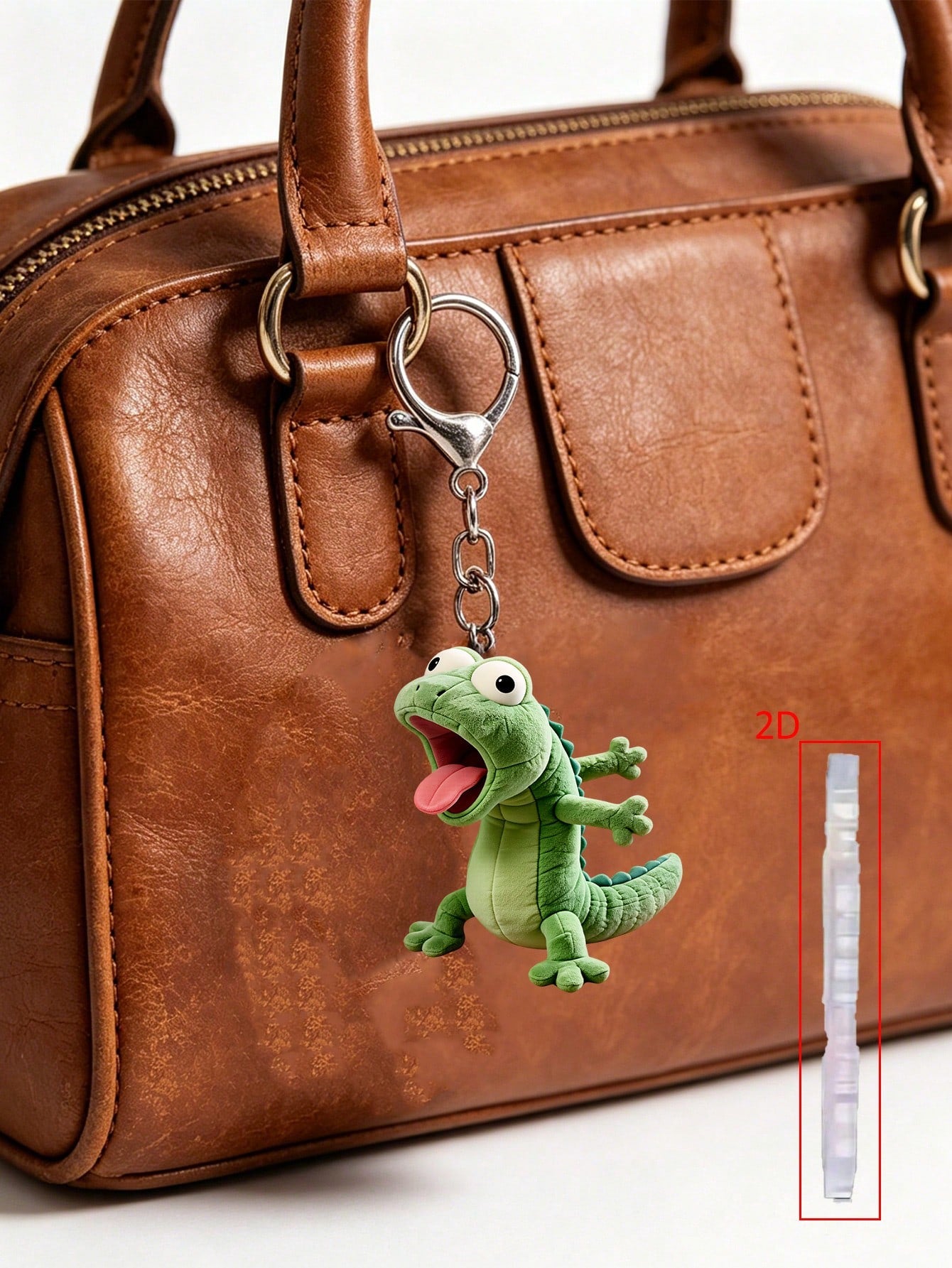 Vigour Summer 2D Acrylic New Lizard Keychain, Funny Decoration, Backpack Accessory, Fashion Pendant, Home Decor, Car Decoration And Pendant, Earphone Pendant, Bag Pendant, Accessory Gift, Perfect Gift