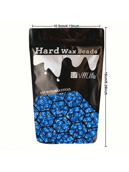Viilife 50g/100g Painless Hair Removal Wax Beans, Multi-Purpose Hard Wax Pearls For Body, Face, Legs, Bikini- Suitable For All Skin Types, Home Waxing Kit, Long-Lasting Smooth Skin