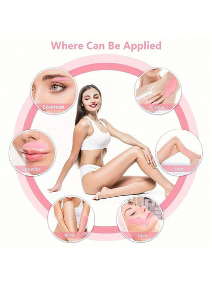 Viilife Waxing Kit Hair Removal Wax Warmer With 5 Bags Wax Beans For Body Hair Removal Eyebrows Nose Cheeks Arms And Bikinis