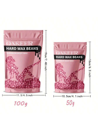 Viilife Yovanpur Brazilian Hard Wax Beans For Hair Removal, Sensitive Skin Friendly Depilatory Wax Pearls, Home Use For Face, Eyebrows, Legs