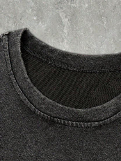 Vintage Washed Women's Letter Print Loose Round Neck Fashion Wash Hort Leeve Ummer Tops Free People Inspired Clothes Graphic Tees