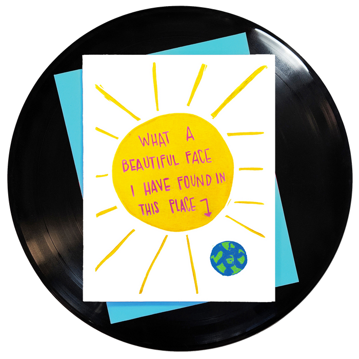 What A Beautiful Face Greeting Card 6-Pack Inspired By Music