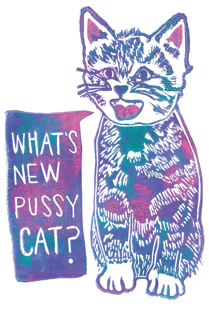 What's New Pussycat? Greeting Card 6-Pack Inspired By Music