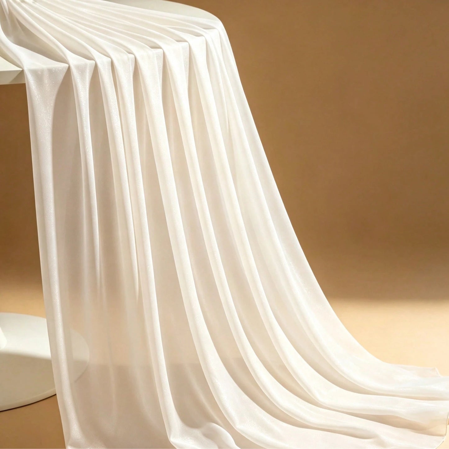 White Tulle Fabric, Sold By Yard, Pre-Cut Tulle Fabric, Suitable For Wedding Arch, Drapes, Bed Canopy, Party Backdrop Decoration, Ceiling Decoration, Etc.