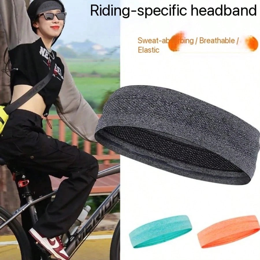 Women's Anti-Sweat Headband Non-Slip Workout Headband- Women's Sports Headband, Moisture-Wicking Anti-Sweat Band, Suitable For Running, Yoga, Outdoor Sports, Wide Non-Slip Anti-Sweat Band, Unisex No