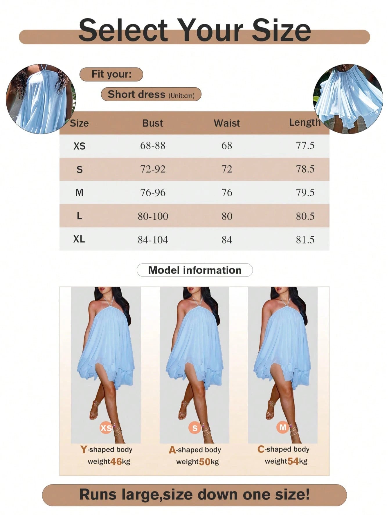 Women's Backless Spaghetti Strap Sleeveless Mini Dress, Sexy Elegant Fashion Party Skirt, Suitable For Office, Commute, And Vacation Summer