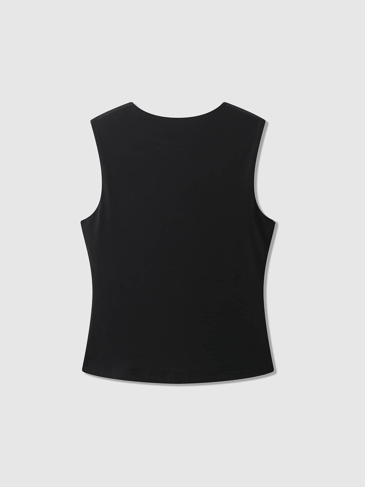 Women's Butter Yellow Casual Draped Sleeveless Top Summer
