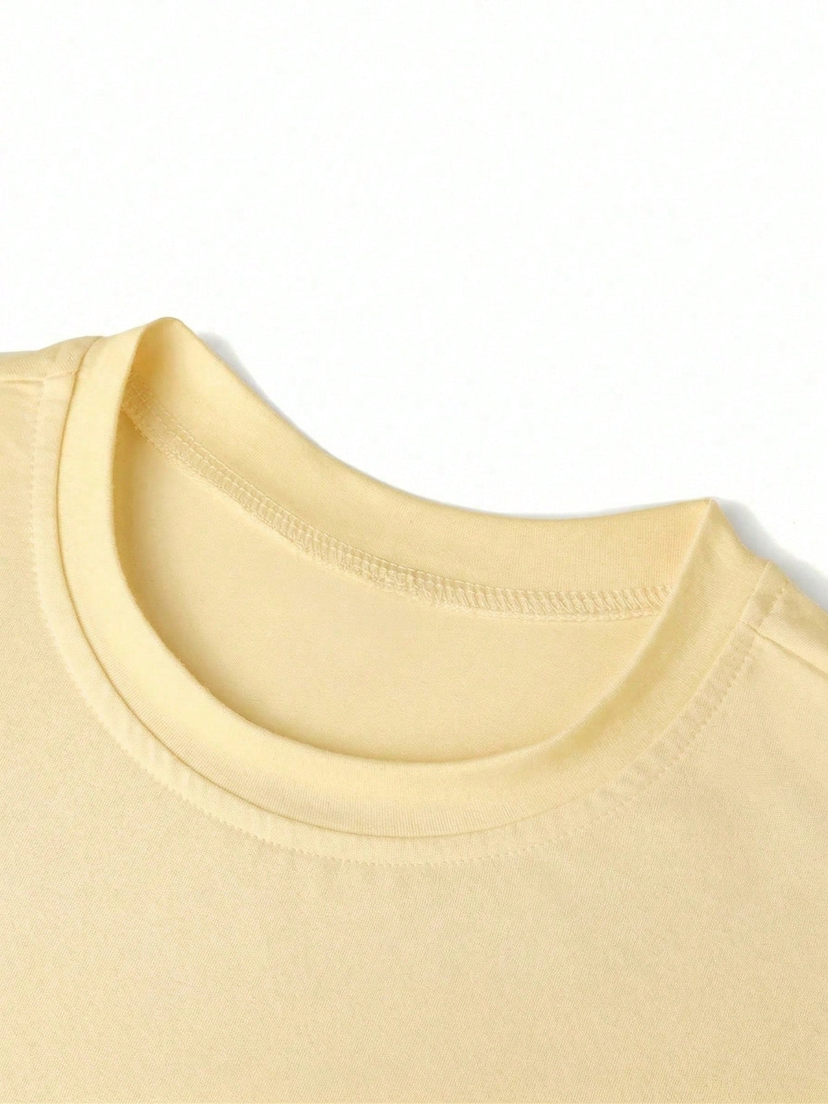 Women's Casual Short Sleeve Round Neck T-Shirt- Printed Pattern, Soft & Comfortable Fabric, Machine Washable, Summer Tops Yellow