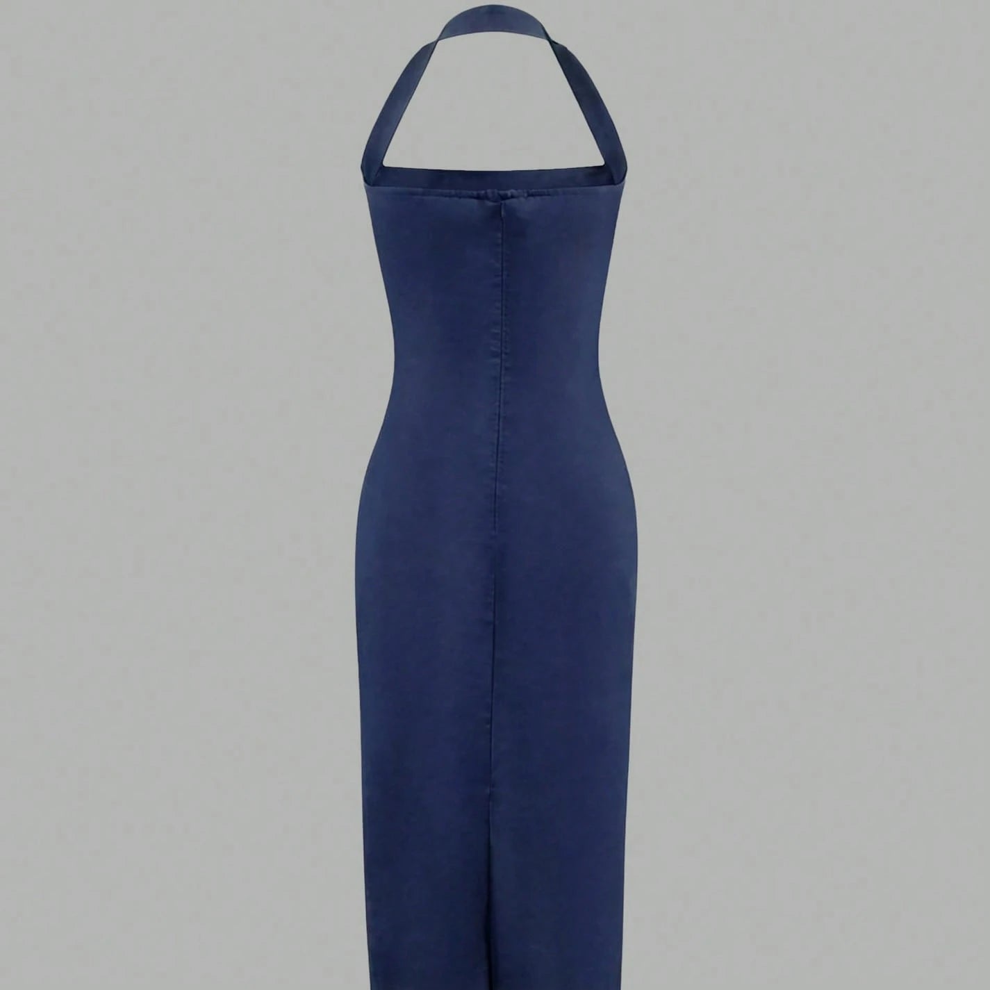 Women's Elegant Solid Color Mid-Length Dress, Suitable For Vacation, Daily Gatherings, Dating And Other Occasions Summer