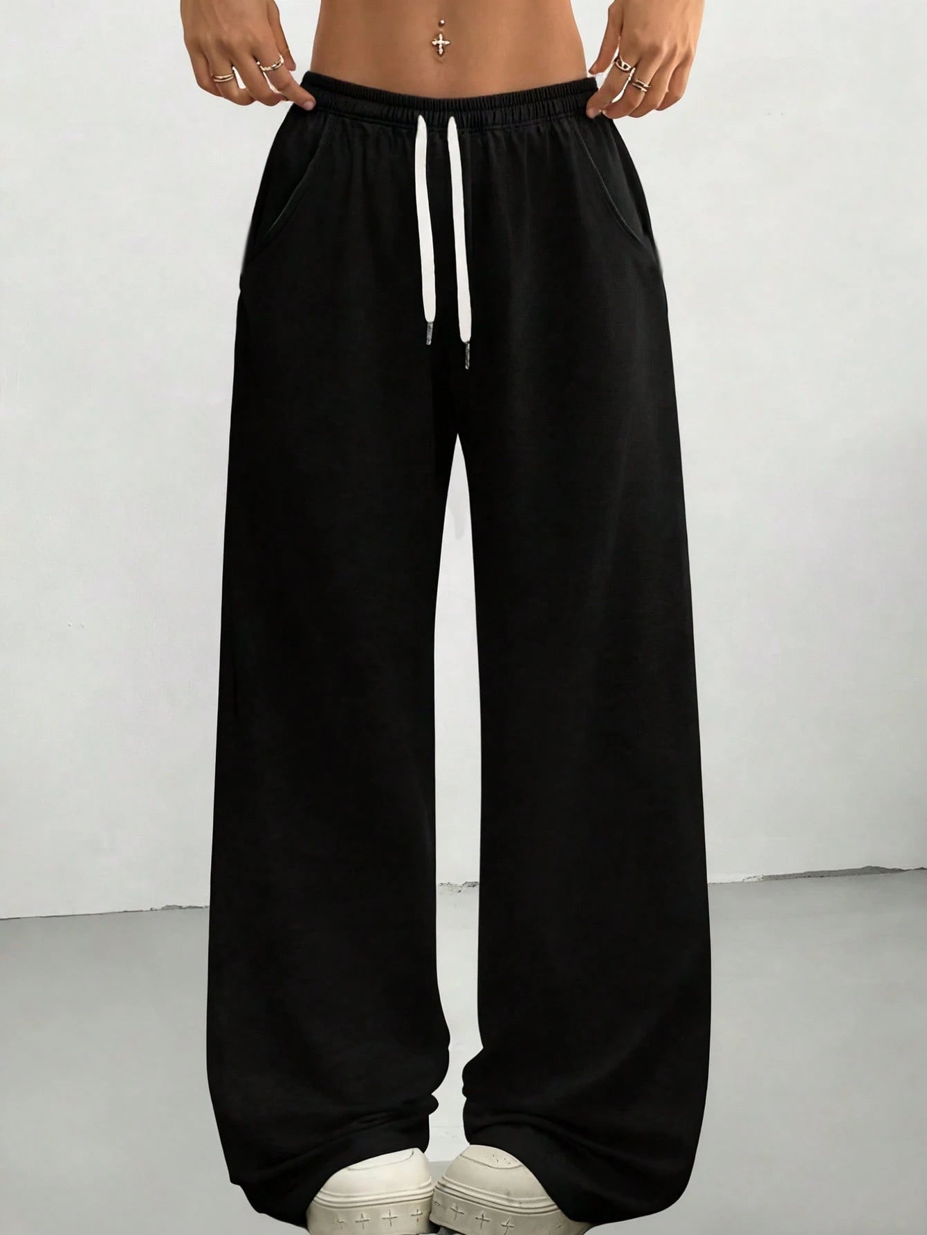 Women's Fashion Activewear Straight Leg Pants, Suitable For Running, Workout, Gym, Outdoor Travel, High Street, Breathable, All Season Black Spring Sports