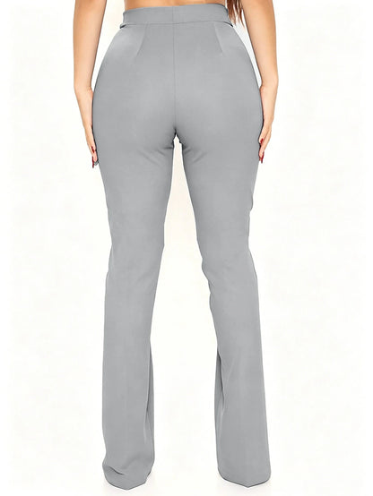 Women's Fashionable High-Waisted Flared Pants, Multiple Colors Available, Bell Bottoms
