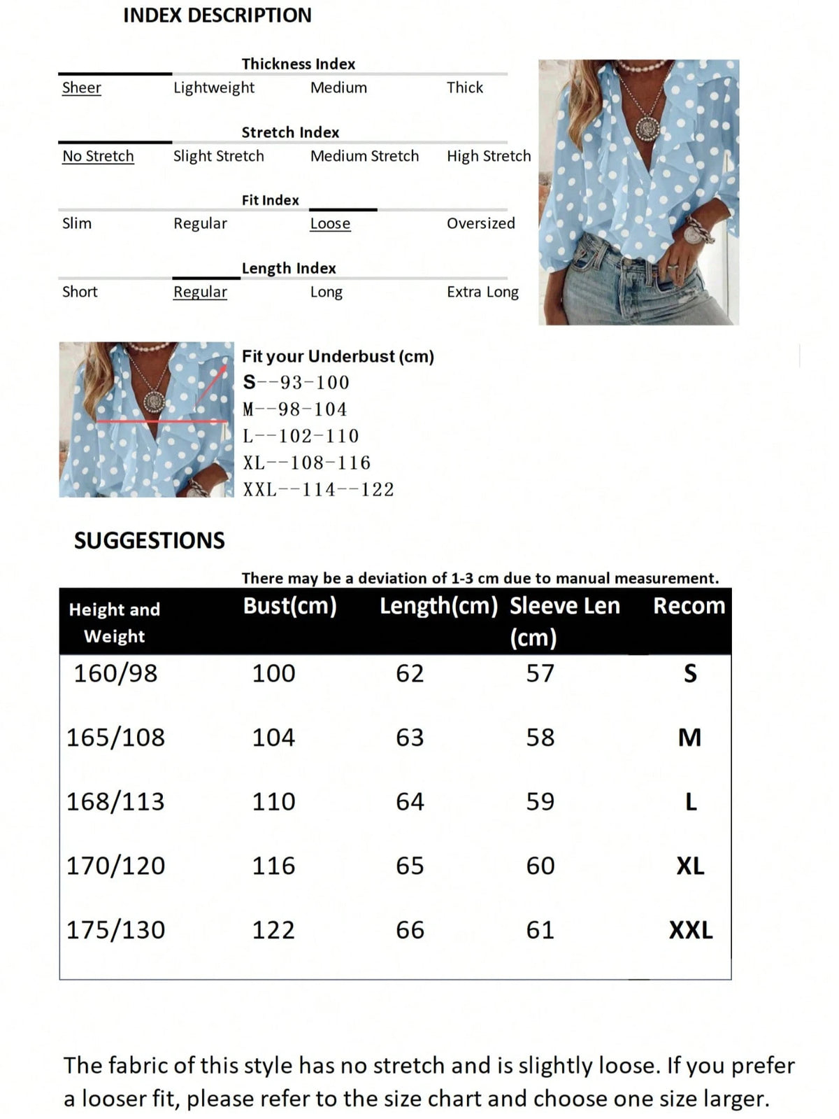 Women's French Romantic Elegant Polka Dot Ruffle Blouse Vacation Spring