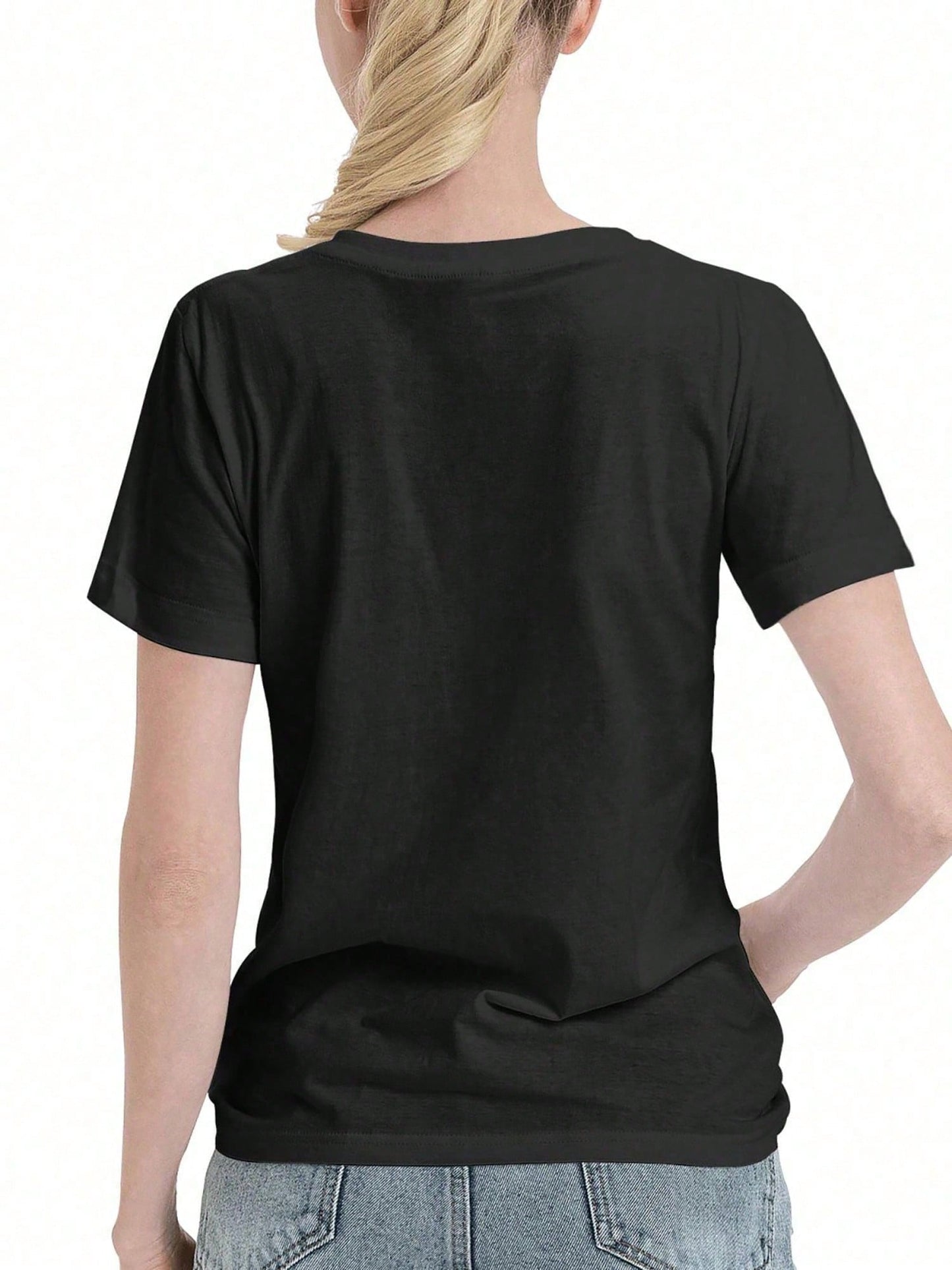 Women'S Halloween Raglan T-Shirt- Black Witch Hat & Pumpkin BUCKLE UP BUTTERCUP Print, Casual Round Neck Short Sleeve Top With Spooky Bats & Cobwebs