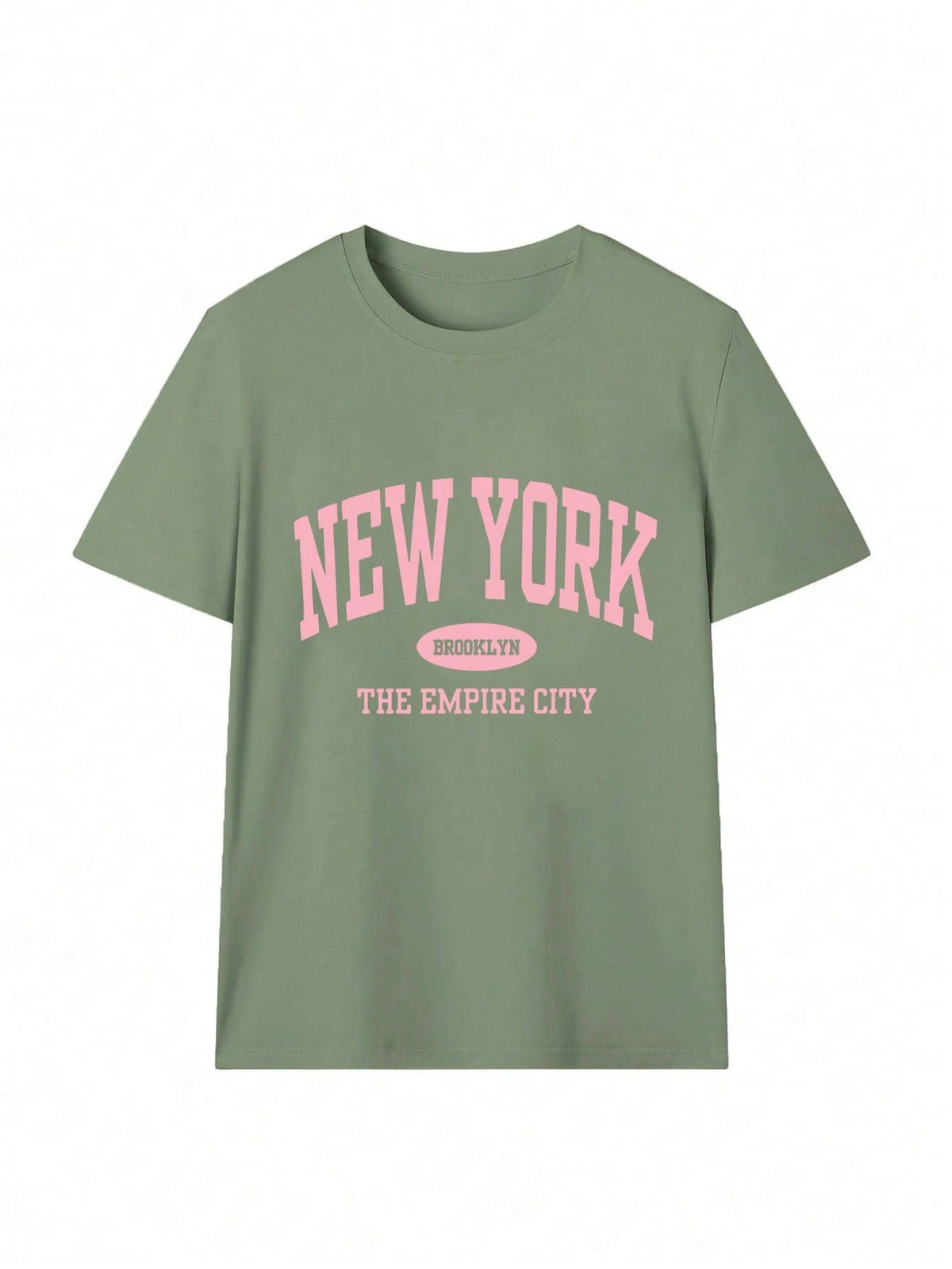 Women's Round Neck Short Sleeve T-Shirt, Summer New Letter Print, Casual Loose Versatile Top, Fashion Daily Wear