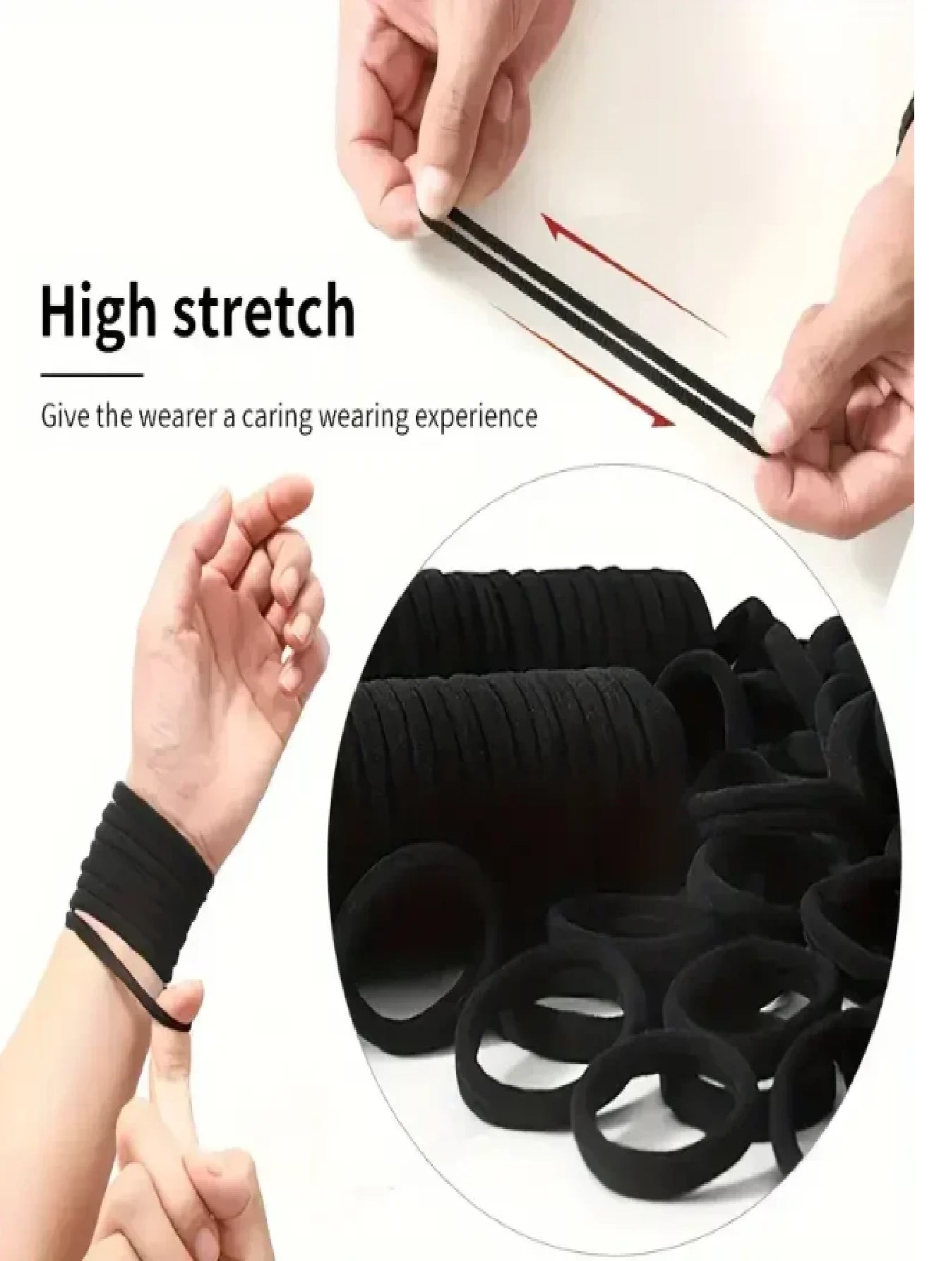 Women's Seamless Elastic Thick Headband Set, Minimalist Ponytail Hair Scrunchie Headband, Includes Storage Bag, Daily Wear Makeup Sports Vacation Hair Accessories, All Season Gift