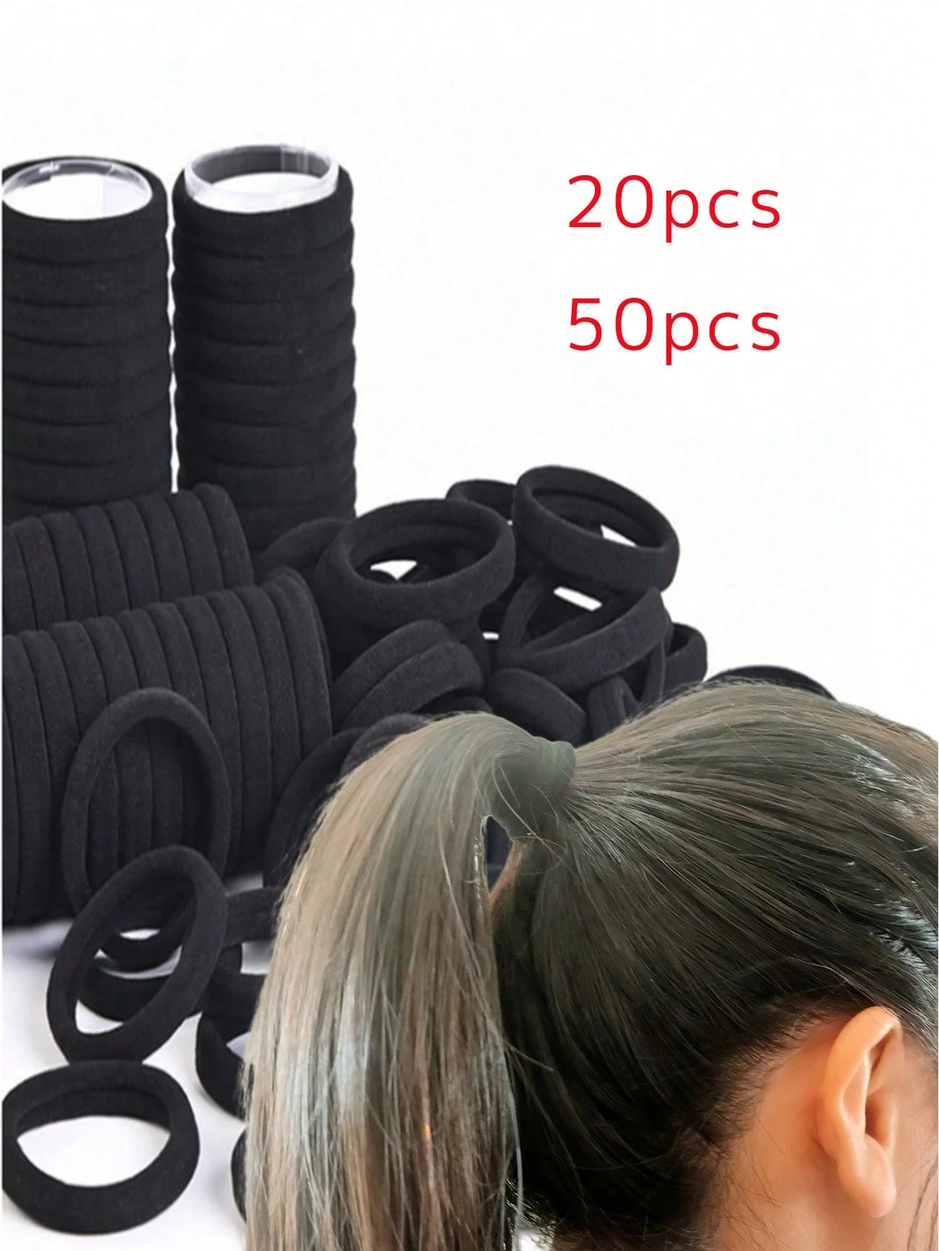 Women's Seamless Elastic Thick Headband Set, Minimalist Ponytail Hair Scrunchie Headband, Includes Storage Bag, Daily Wear Makeup Sports Vacation Hair Accessories, All Season Gift