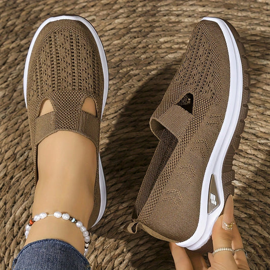 Women's Sequin Knit Mesh Wedge Platform Sneakers, Breathable Lace-Up Non-Slip Supportive Soles. White & Black Shiny Sequins, Great For Daily Outings, Shopping, Summer Street Photos