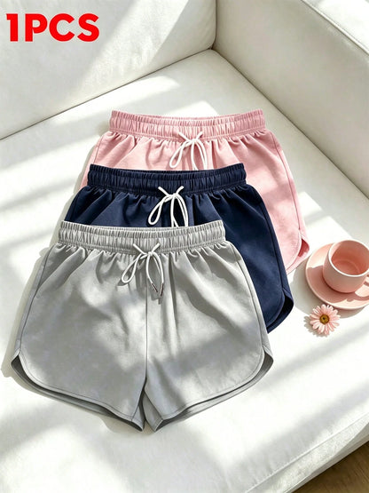 Women's Summer Breathable Casual Shorts- Multiple Colors Available, Comfortable Breathable Athletic Shorts Suitable For Fitness, Running And Light Activities Sports